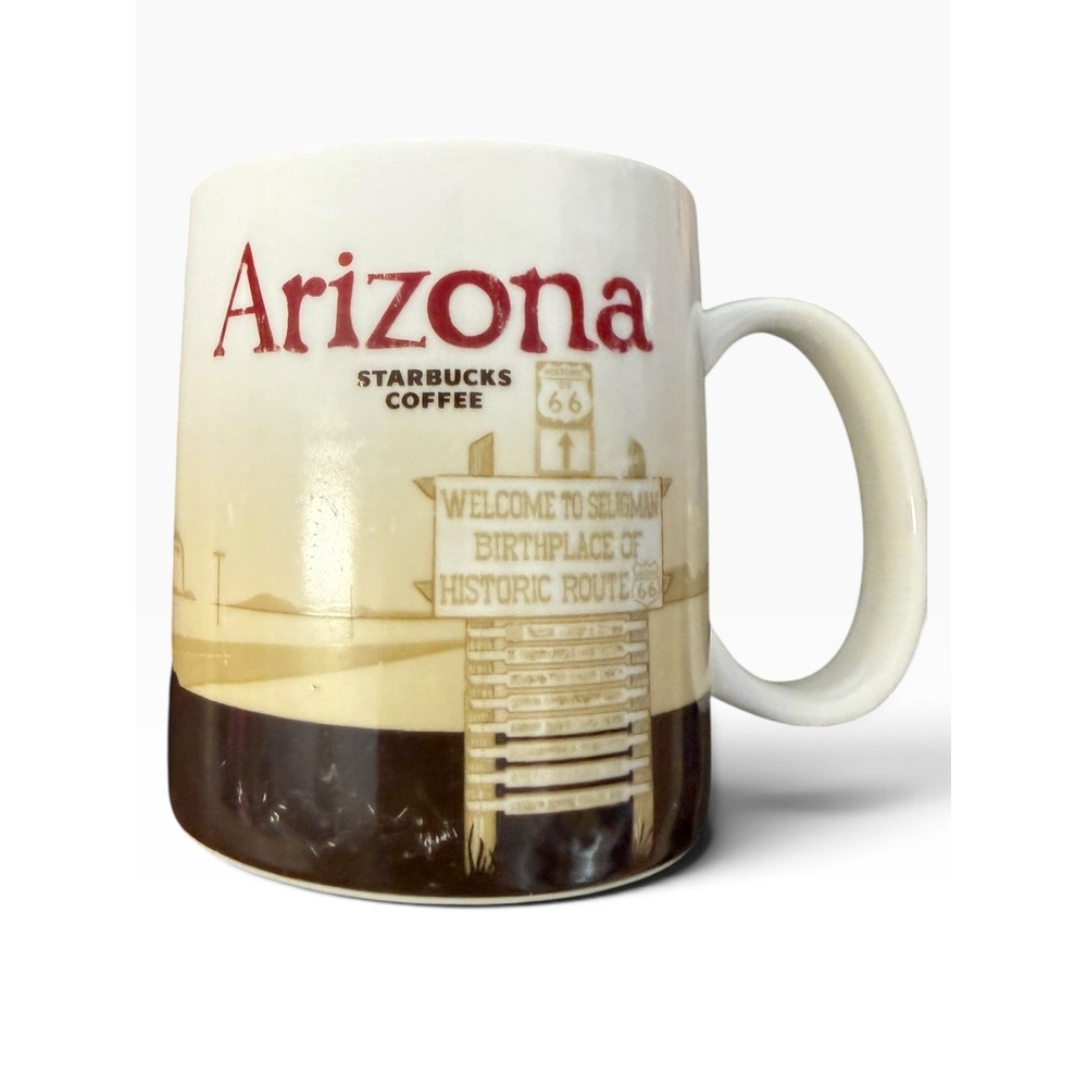 Starbucks Arizona Collector Series 16oz Mug Route 66 Grand Canyon 2012 Ceramic